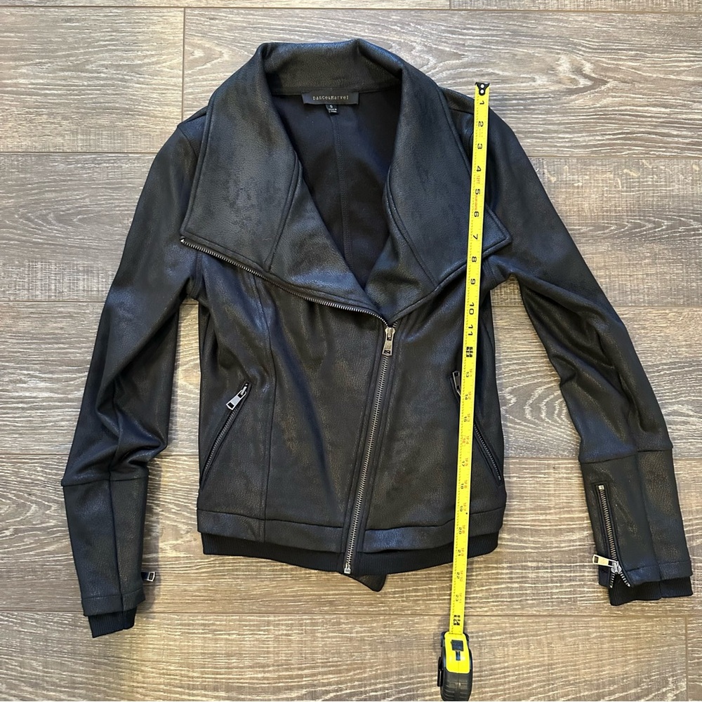 Black Faux Leather Jacket